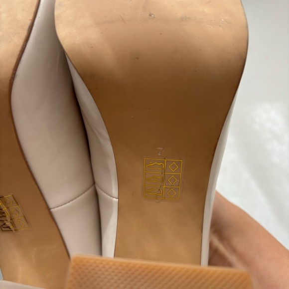 Jeffrey Campbell Leila white  Platform‎ Heels Sz 7 - Picture 9 of 9